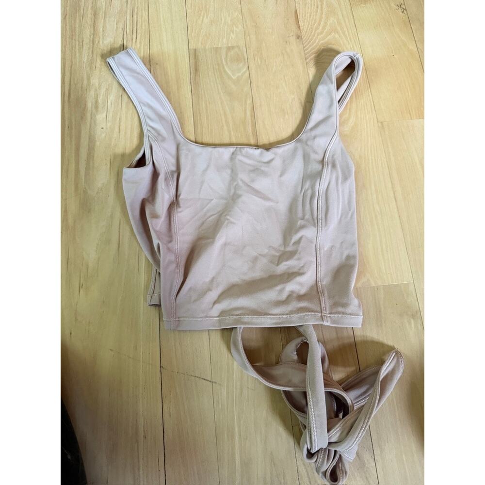 Lululemon Tan Wrapped Tank